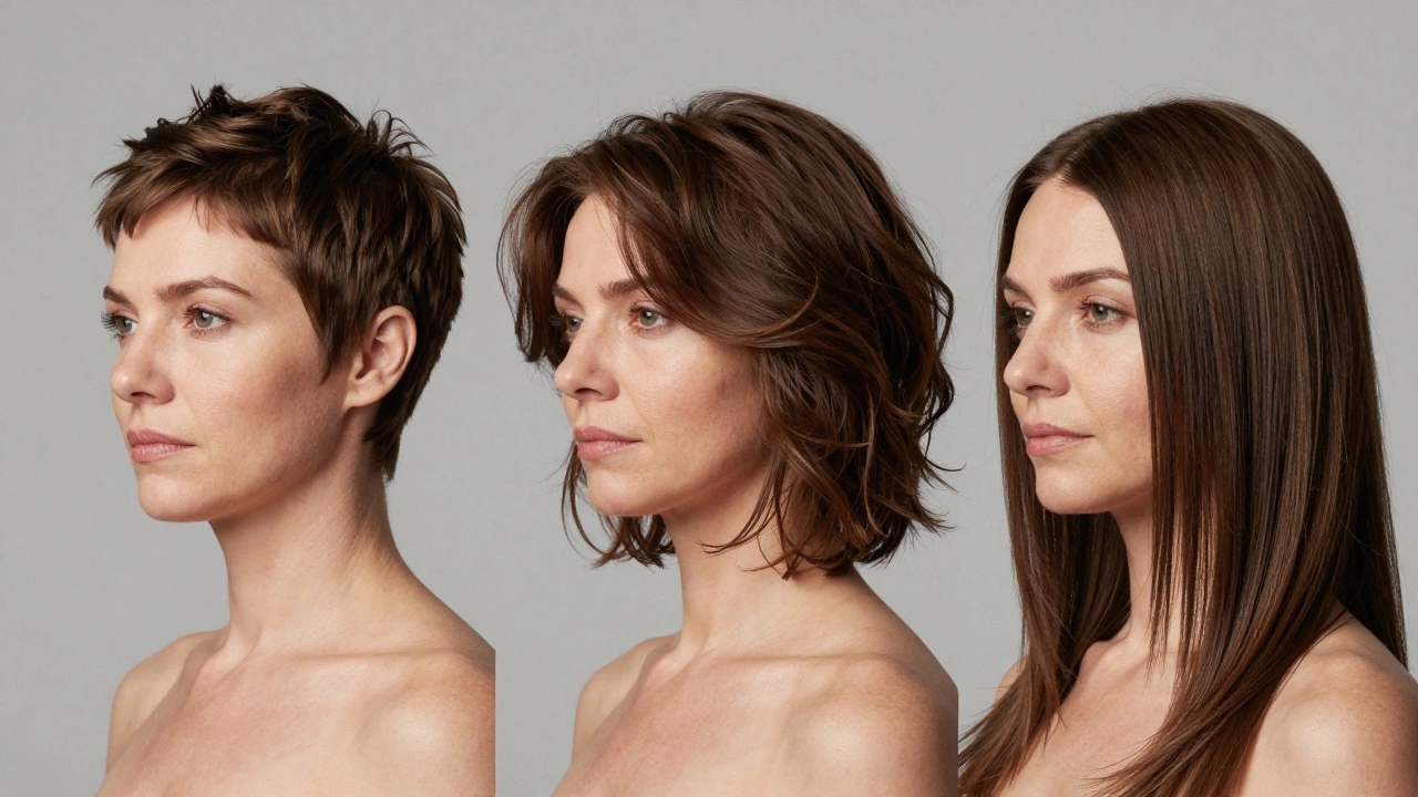 Три варианта причесок для женщины после 70: короткая, средняя и длинная