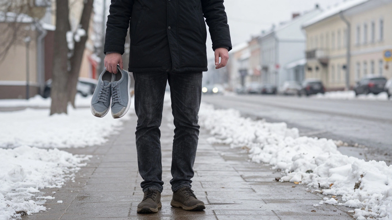 Какой цвет кроссовок подходит под все? Лучшие варианты для мужской зимней обуви